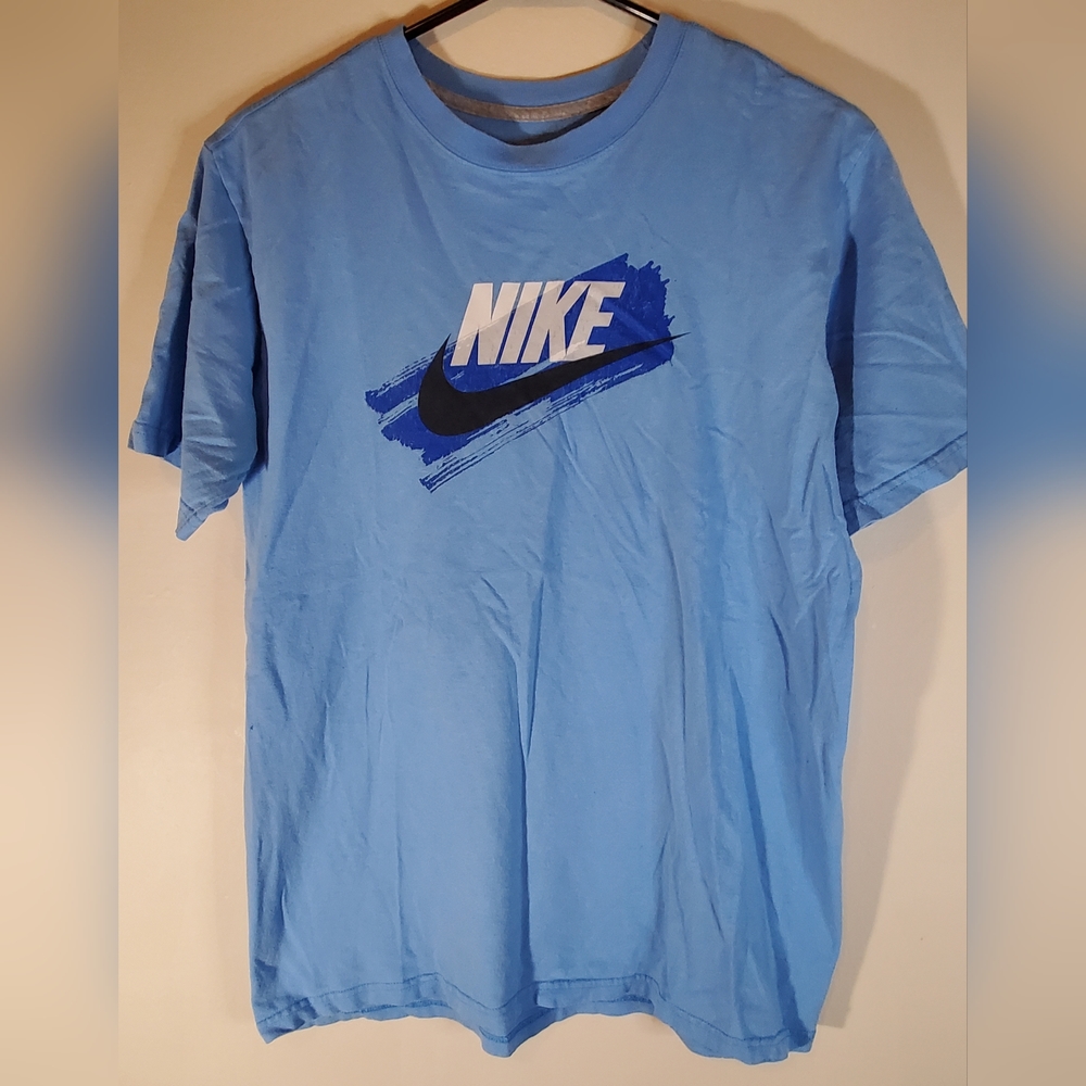 Nike blue t shirt